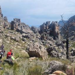 Hiking down Engelsmanskloof